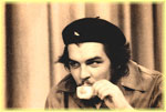 Че Гевара пьет кубинский кофе
